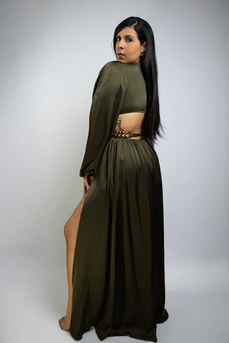 Lush Green Dress