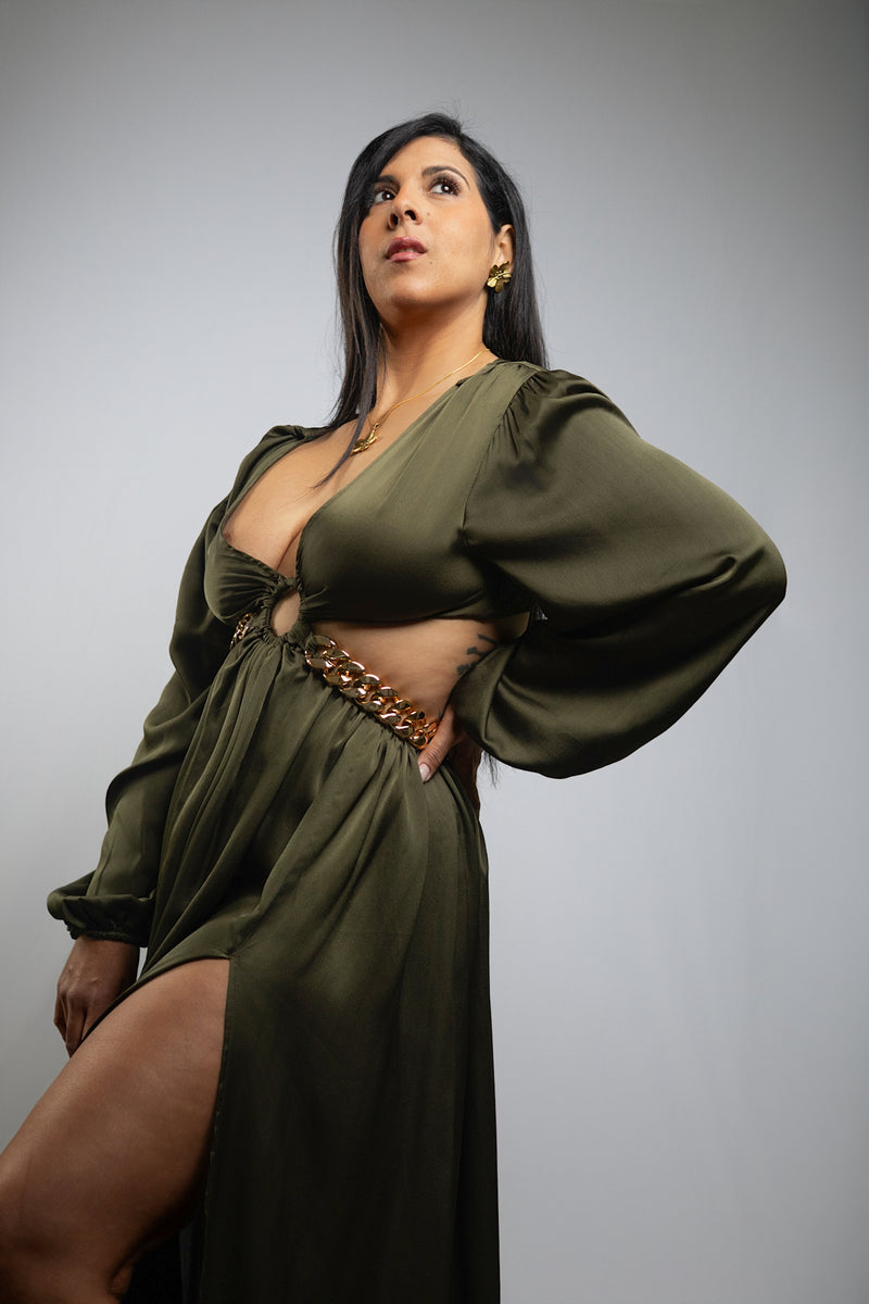 Lush Green Dress