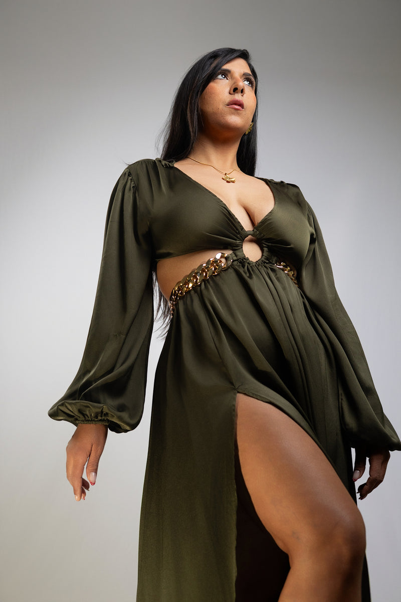 Lush Green Dress