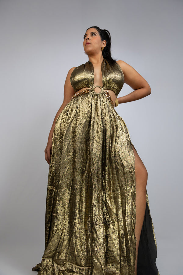Lanie Gold Dress