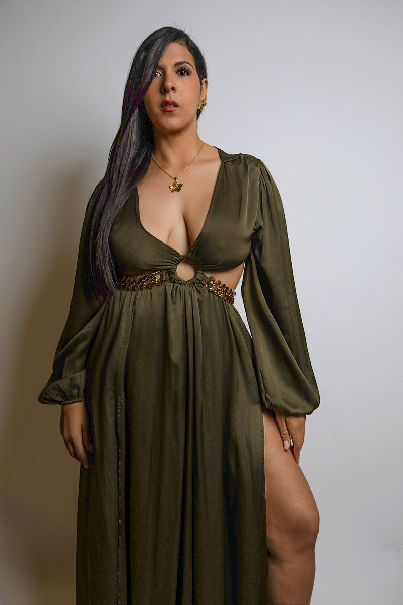 Lush Green Dress